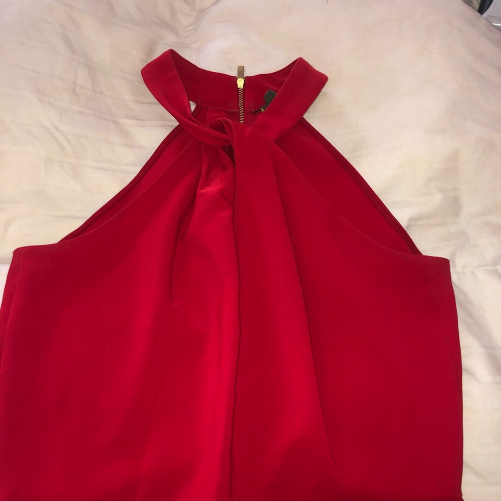 Red cocktail dress - Picture 2 of 4
